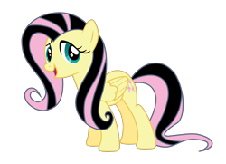 Size: 2158x1559 | Tagged: safe, artist:pony4444, fluttershy, pegasus, pony, green isn't your color, emoshy, simple background, transparent background, vector