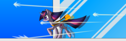 Size: 7000x2298 | Tagged: safe, artist:zzayatss, derpibooru import, twilight sparkle, bag, chest fluff, solo