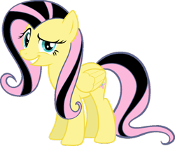 Size: 900x751 | Tagged: safe, artist:sandemic, fluttershy, emoshy, recolor, simple background, transparent background, vector