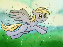 Size: 1024x768 | Tagged: safe, artist:shinkuma, derpy hooves, pegasus, pony, female, mare, solo