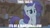 Size: 1440x810 | Tagged: safe, rarity, pony, unicorn, bruno buccellati, image macro, marshmallow, nom, realization