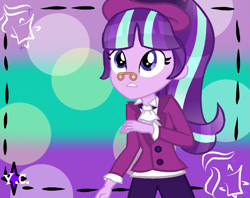 Size: 907x720 | Tagged: safe, artist:yaycelestia0331, snowfall frost, starlight glimmer, equestria girls, equestria girls-ified, solo