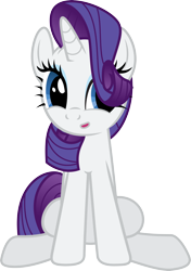 Size: 4176x5927 | Tagged: safe, artist:quanno3, rarity, pony, unicorn, absurd resolution, cute, simple background, solo, transparent background, vector