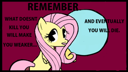 Size: 848x477 | Tagged: safe, artist:mmelvin420, fluttershy, pegasus, pony, female, mare, pink mane, yellow coat