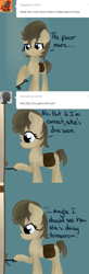 Size: 465x1410 | Tagged: safe, artist:lilliesinthegarden, derpy hooves, doctor whooves, pegasus, pony, ask, comic, door, female, key, mare, nurse, nurse turner, saddle bag, tumblr