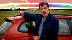 Size: 944x531 | Tagged: safe, edit, derpy hooves, human, atomic rainboom, bmw, car, jeremy clarkson, top gear