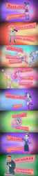 Size: 1280x5807 | Tagged: safe, edit, screencap, applejack, fluttershy, pinkie pie, principal abacus cinch, rainbow dash, rarity, sci-twi, spike, spike the regular dog, sunset shimmer, twilight sparkle, dog, equestria girls, friendship games, andrea libman, ashleigh ball, boots, cathy weseluck, clothes, crystal prep academy uniform, dave herman, futurama, high heel boots, iris quinn, photoshop, rebecca shoichet, school uniform, scruffy, tabitha st. germain, tara strong