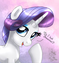 Size: 930x1000 | Tagged: safe, artist:joakaha, rarity, pony, unicorn, female, horn, mare, solo, white coat