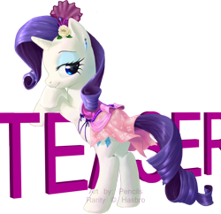 Size: 1556x1504 | Tagged: safe, artist:countcarbon, rarity, pony, unicorn, bipedal leaning, clothes, looking back, saddle, solo