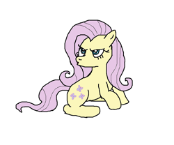 Size: 753x627 | Tagged: safe, artist:sylis1232, fluttershy, pegasus, pony, discorded, female, flutterbitch, mare