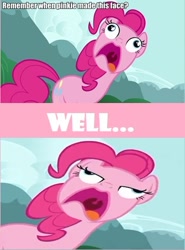 Size: 366x495 | Tagged: safe, edit, edited screencap, screencap, pinkie pie, earth pony, pony, too many pinkie pies, brony, clone, female, funny, funny face, mare, open mouth, pinkie clone, pinkie frogmouth, solo