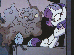 Size: 613x453 | Tagged: safe, artist:amy mebberson, idw, rarity, pony, unicorn, spoiler:comic, comic, nightmare dreamscape