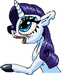 Size: 736x900 | Tagged: safe, artist:colossalstinker, rarity, pony, unicorn, female, horn, mare, white coat