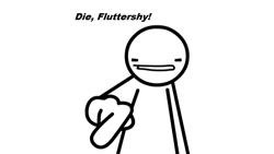 Size: 1920x1080 | Tagged: safe, fluttershy, asdfmovie, barely pony related, not sure if hate, text