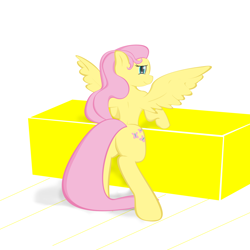 Size: 2000x2000 | Tagged: safe, fluttershy, pegasus, pony, semi-anthro, butter, female, mare, wings