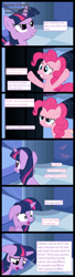 Size: 1500x5500 | Tagged: safe, artist:lightningtumble, derpibooru import, pinkie pie, twilight sparkle, earth pony, pony, comic, mysteries of equestria