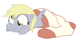 Size: 957x502 | Tagged: safe, artist:egophiliac, edit, derpy hooves, pegasus, pony, clothes, cute, derpabetes, filly, lowres, recolor, sock, sock filly, socks, team fabulous 2