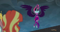 Size: 1302x692 | Tagged: safe, screencap, midnight sparkle, sci-twi, sunset shimmer, twilight sparkle, equestria girls, friendship games