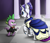 Size: 2574x2200 | Tagged: safe, artist:moonlightfl, rarity, spike, dragon, pony, unicorn, alternate hairstyle, ball, clothes, dress, female, male, shipping, sparity, straight, tuxedo