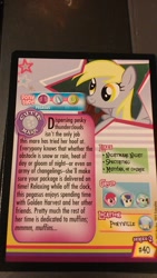 Size: 600x1066 | Tagged: safe, derpy hooves, pegasus, pony, card, enterplay, female, mare, mind blown, series 2, that one nameless background pony we all know and love, trading card