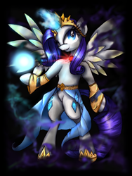 Size: 826x1100 | Tagged: safe, artist:kairaanix, rarity, alicorn, anthro, alicornified, princess, race swap, raricorn