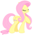 Size: 800x800 | Tagged: safe, artist:30clock, fluttershy, pegasus, pony, female, mare, pixiv, solo