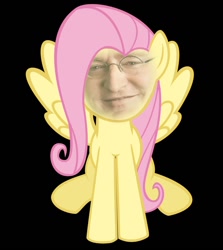 Size: 1016x1140 | Tagged: safe, edit, fluttershy, pegasus, pony, face, female, gabe newell, mare