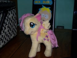 Size: 640x480 | Tagged: safe, fluttershy, butters, funrise, irl, official, photo, plushie, solo, south park