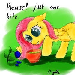 Size: 1000x1000 | Tagged: artist needed, safe, fluttershy, pegasus, pony, 30 minute art challenge, female, mare, plant