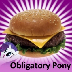 Size: 250x250 | Tagged: safe, rarity, pony, unicorn, burger, cheeseburger, food, hamburger, obligatory pony, sandwich, spoilered image joke