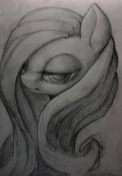 Size: 529x763 | Tagged: source needed, safe, artist:justpony, fluttershy, pegasus, pony, female, mare, traditional art