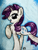 Size: 1108x1451 | Tagged: safe, artist:iroxykun, rarity, pony, unicorn, chest fluff, female, horn, mare, white coat