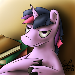 Size: 1024x1024 | Tagged: safe, artist:gamesadict, derpibooru import, dusk shine, twilight sparkle, bedroom eyes, hooves, rule 63, unshorn fetlocks