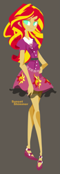 Size: 621x1789 | Tagged: safe, artist:snow angel, sunset shimmer, equestria girls, pixiv, solo