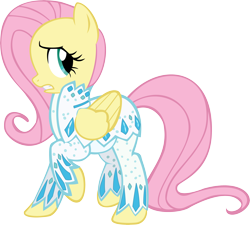 Size: 4000x3593 | Tagged: safe, artist:binaryninj4, fluttershy, pegasus, pony, green isn't your color, clothes, dress, nudie suit, simple background, solo, transparent background, vector