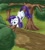 Size: 1860x2062 | Tagged: safe, artist:otakuap, rarity, pony, unicorn, breaking, mud, scared, solo, this will end in tears, tree