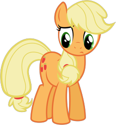 Size: 6333x6839 | Tagged: safe, artist:flutterguy317, applejack, earth pony, pony, absurd resolution, simple background, solo, transparent background, vector