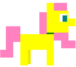 Size: 635x561 | Tagged: safe, edit, fluttershy, pegasus, pony, collar, female, mare, pixel art