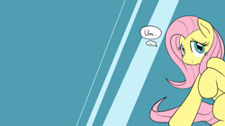 Size: 1920x1080 | Tagged: safe, artist:reiduran, fluttershy, pegasus, pony, female, mare, solo, wallpaper