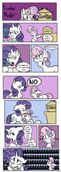 Size: 1750x4900 | Tagged: safe, artist:fauxsquared, rarity, sweetie belle, pony, unicorn, comic, cookie, food, jar