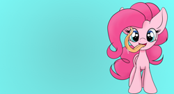 Size: 1280x693 | Tagged: safe, artist:arcuswind, derpibooru import, pinkie pie, earth pony, pony, drool, long tongue, solo, tongue out, wat