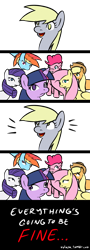 Size: 722x1998 | Tagged: safe, artist:venezolanbrony, artist:vulapa, derpibooru import, edit, applejack, derpy hooves, fluttershy, pinkie pie, rainbow dash, rarity, twilight sparkle, earth pony, pegasus, pony, unicorn, derp, female, mane six, mare