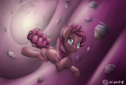 Size: 3390x2294 | Tagged: safe, artist:simpe94, pinkie pie, earth pony, pony, solo