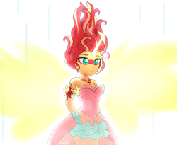 Size: 1024x841 | Tagged: safe, artist:drsunnybun, sunset shimmer, equestria girls, friendship games, daydream shimmer, solo