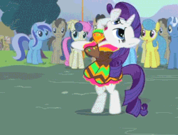 Size: 377x285 | Tagged: safe, amethyst star, applejack, bon bon, cherry cola, cherry fizzy, coco crusoe, doctor whooves, lemon hearts, linky, lyra heartstrings, minuette, pokey pierce, rainbowshine, rarity, shoeshine, sparkler, sweetie drops, earth pony, pony, unicorn, magic duel, animated, debate in the comments, gif, marshmelodrama, shipping fuel