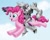 Size: 436x349 | Tagged: safe, artist:ciarra, pinkie pie, earth pony, pony, fusion cannon, hot nuts, megatron, transformers, transformers prime