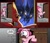 Size: 805x696 | Tagged: safe, pinkie pie, earth pony, pony, beast hunters, comic, exploitable meme, meme, obligatory pony, predaking, surprise door, transformers, transformers prime