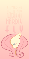 Size: 445x900 | Tagged: safe, artist:php9, fluttershy, pegasus, pony, hurricane fluttershy, female, mare, minimalist