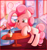 Size: 962x1028 | Tagged: safe, artist:velexane, pinkie pie, earth pony, pony, spider, cherry, cupcake, jumping spider