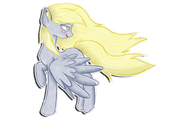 Size: 2600x1800 | Tagged: safe, artist:pastelflakes, derpy hooves, pegasus, pony, female, mare